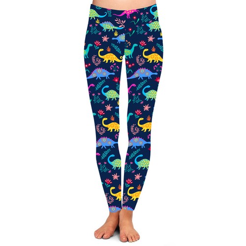 Leggings stampati dinosauri