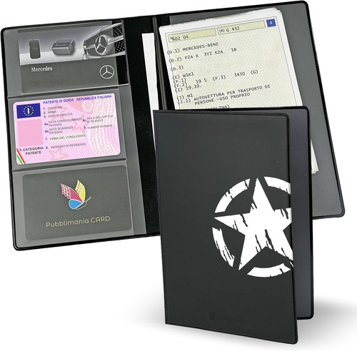 Portadocumenti stella militare - portadocumenti,