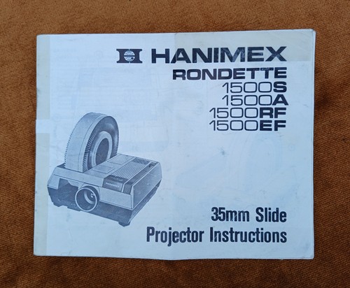 Hanimex rondette 1500s 1500a - hanimex,