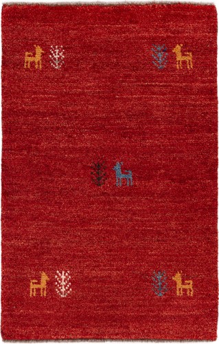 Tappeto persiano gabbeh rosso - tappeto,