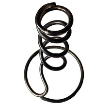 Scultura a spirale modernista svedese 8" candela espositore floreale centrotavola MCM arte