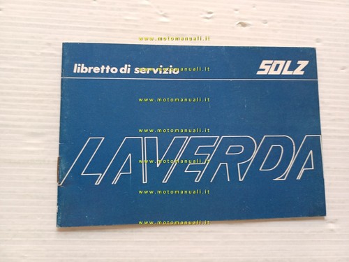 Laverda libretto tessera - 50,