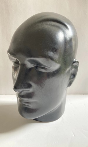 Vintage ceramic male head bust - vintage,