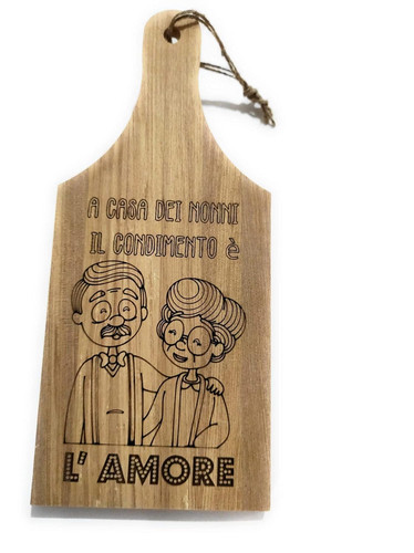 Tagliere legno idea regalo - tagliere,