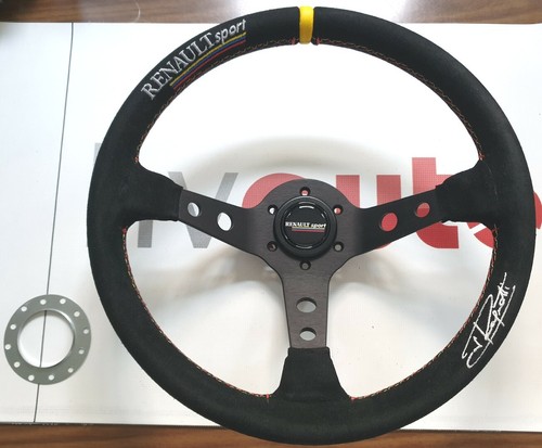 Volante sportivo scamosciato