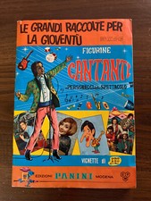 ALBUM FIGURINE COMPLETO PANINI CANTANTI 1968 ORIGINALE CON CEDOLE