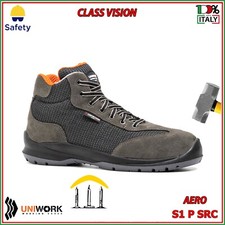 Sneakers Uomo Categoria S1 Safety Uniwork Working Shoes Aero 100% Made in Italy