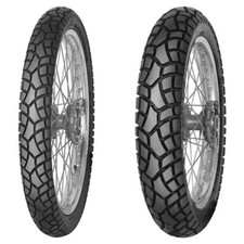 COPPIA GOMME MITAS 100/90-19 57S + 120/90-17 64S MC24 INVADER M+S