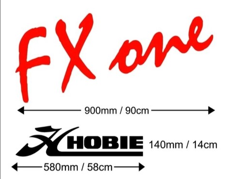 Adesivi one hobie - fx,