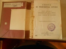 LIBRO: -CODICE DI PROCEDURA CIVILE - LA LIBRERIA DELLO STATO -1942