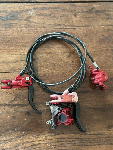 Three hydraulic bike - , brakes