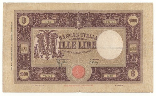 1000 lire grande - ,