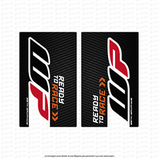 Adesivi Forcella WP Carbon Motocross MX Graphics per KTM Husqvarna 24x14,2cm