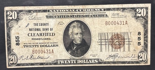Rarissima banconota dollari - 20,