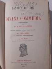 LA DIVINA COMMEDIA Dante Alighieri Hoepli 1914