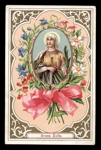 Antico santino cromo holy - cromo-holy, card