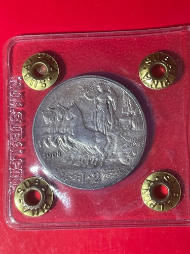 Moneta regno italia 1908 - moneta,
