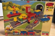Lego Duplo Ferrovia Elettrica 2730 Completo di Scatola Originale 