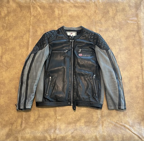 Giacca moto pelle vintage - moto,