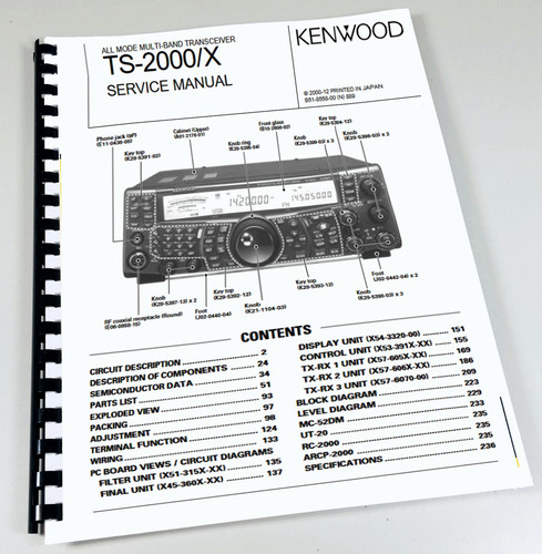 Kenwood 2000 manuale di - ts-2000,
