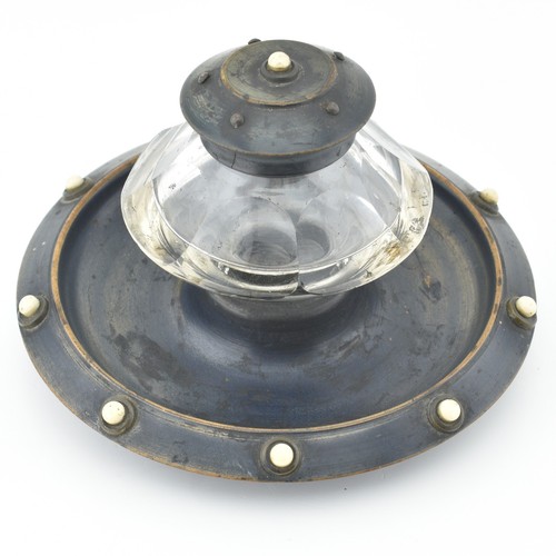 Antique 19thc circular turned - antique, 19thc?