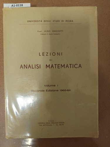 Lezioni analisi matematica - di,