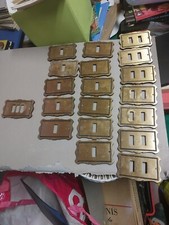 19 placchette interruttori vintage usate