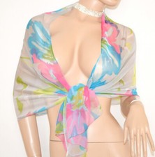 Stola donna foulard argento