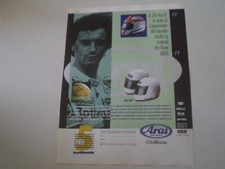 advertising Pubblicità 1993 CASCO HELMET ARAI RX-7RR e LUCA CADALORA