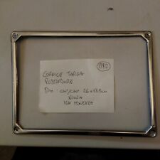 CORNICE PORTA TARGA Posteriore  in Acciaio per AUTO D'EPOCA 