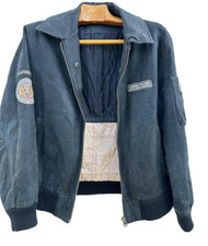 ️?️ ANGELO TRITTICO JACKET GIUBBINO GIUBBOTTO BOMBER AVIATOR IN PELLE FIRMATO ️