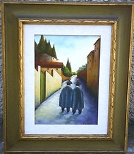 SILVANO GUIDARELLI - DUE CARABINIERI - VECCHIO QUADRO DIPINTO OLIO