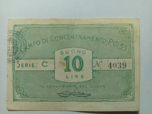 Buono lire 1939 campo - buono,