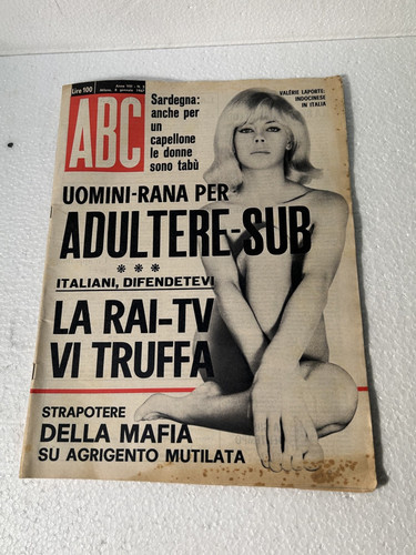 Abc vecchia rivista costume - vecchia,