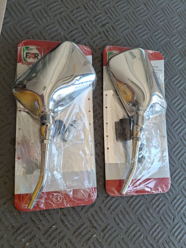 Coppia specchi cromati - coppia,