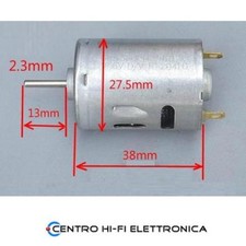 Motore in miniatura Tensione