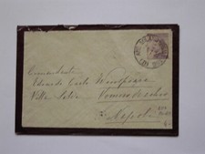 BUSTA CON TIMBRO  "AMBULANTE MILANO-ROMA - 108 (D)"