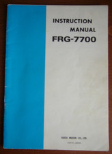 Yaesu FRG-7700 Manuale