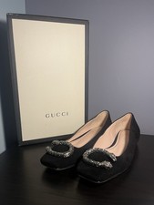 Gucci Ballerina Black Flats