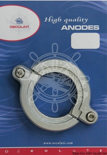 Anodo piede apribile per - anodo,