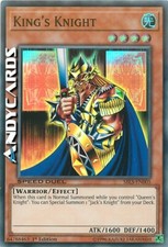 KING'S KNIGHT (SPEED DUEL) (Cavaliere Del Re) • Super R • SBLS EN005 • YUGIOH!