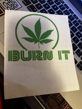 Adesivi vinile cannabis Stoner