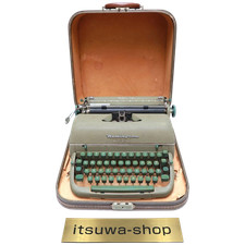 Macchina da scrivere portatile anni 50 Remington Rand Quiet-Riter Miracle Tab...