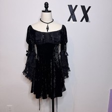 Y2K Dark In Love mini abito