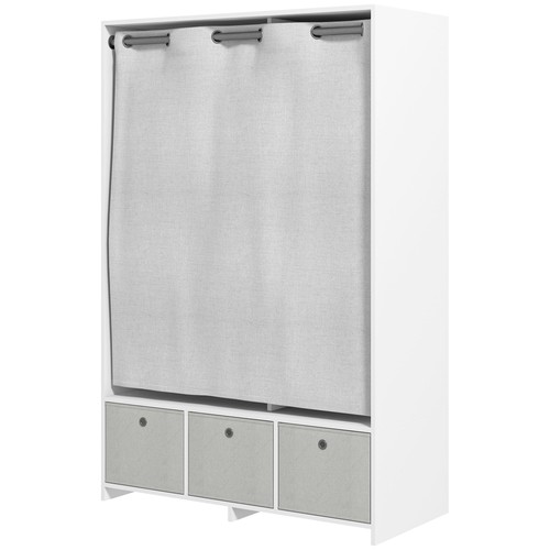 Homcom armadio guardaroba - guardaroba, con