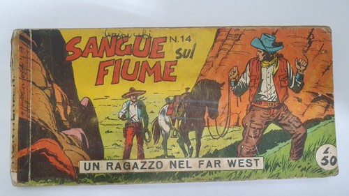Ragazzo nel far west striscia - ragazzo,