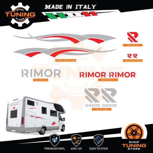 Kit adesivi camper rimor - kit,