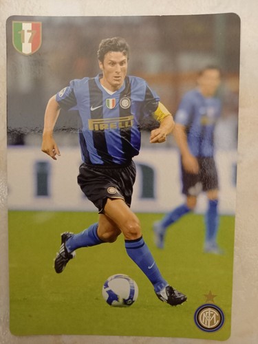 Promocard javier zanetti inter - javier,