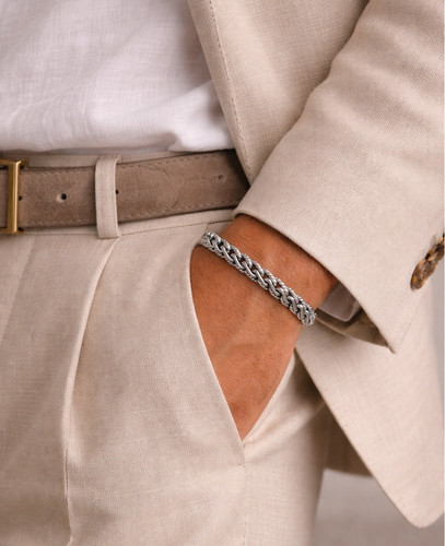 Bracciale uomo argento - uomo,