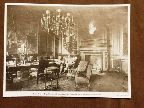 Bruxelles 1915 gabinetto - bruxelles,